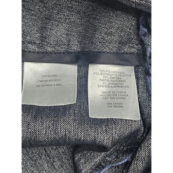 Anne Klein AK Suit Pants Women's Size 10 Gray Polyester Blend Wide Straight Leg - Picture 4 of 8